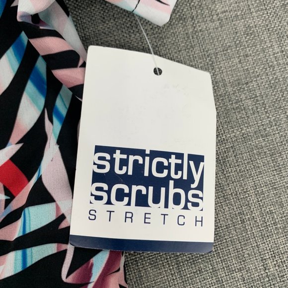 Brand New! Strictly Scrubs Stretch Top Women's XS Multicolor Comfortable Soft - Picture 12 of 13